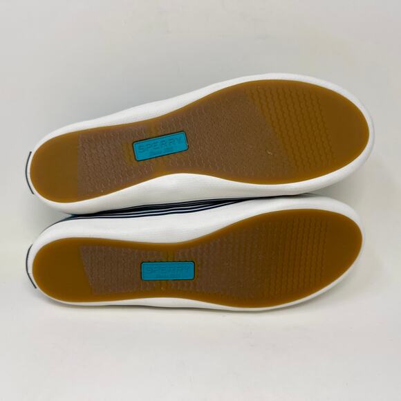 Sperry Lounge 2 Top-Sider Linen Comfort Style Sneakers Womens 9 Blue :: K.4.5 - Picture 12 of 13